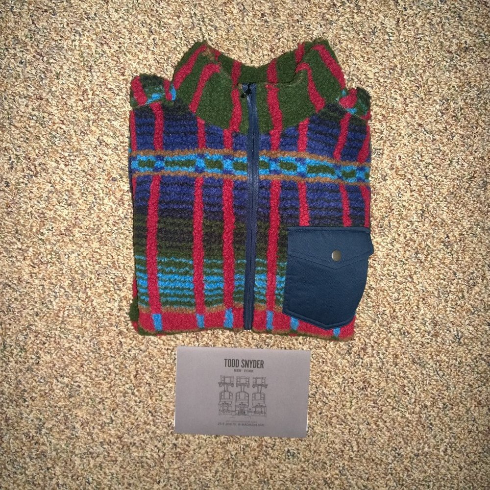 L.L.BEAN x TODD SNYDER Hi-Pile Sherpa Fleece Jacket - Picture 11 of 13